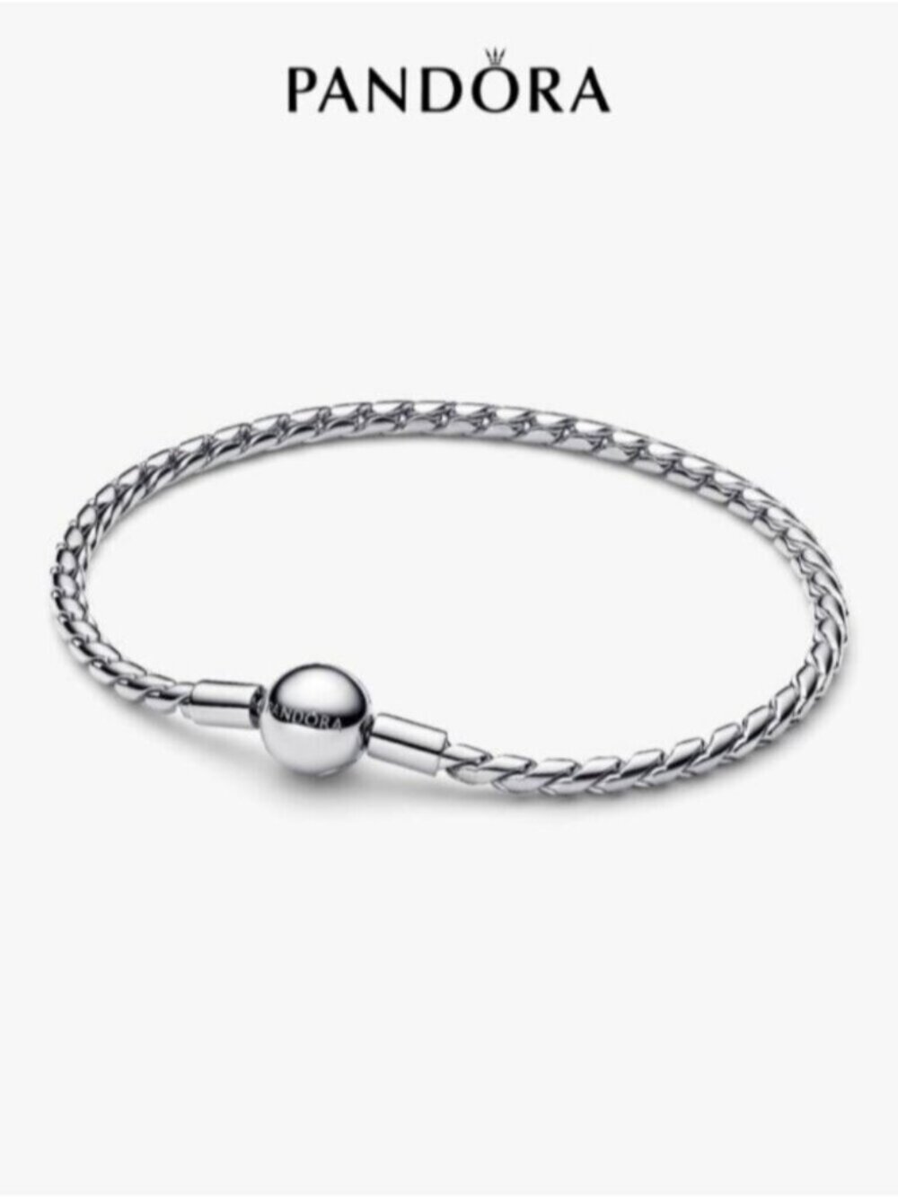 Pandora Round Clasp Wing Chain Bracelet